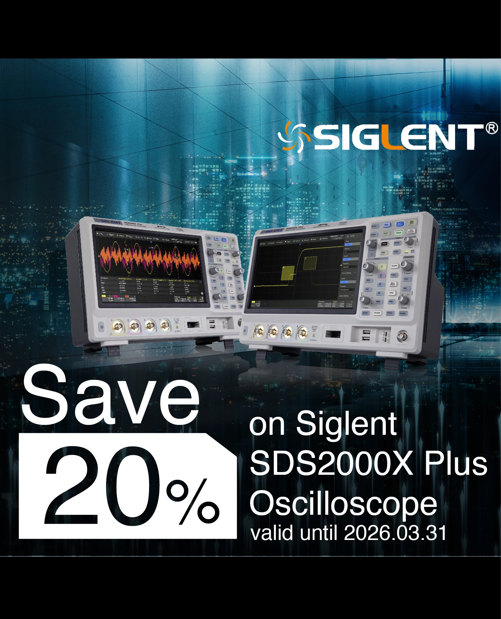 Siglent SDS2000Plus Tablet