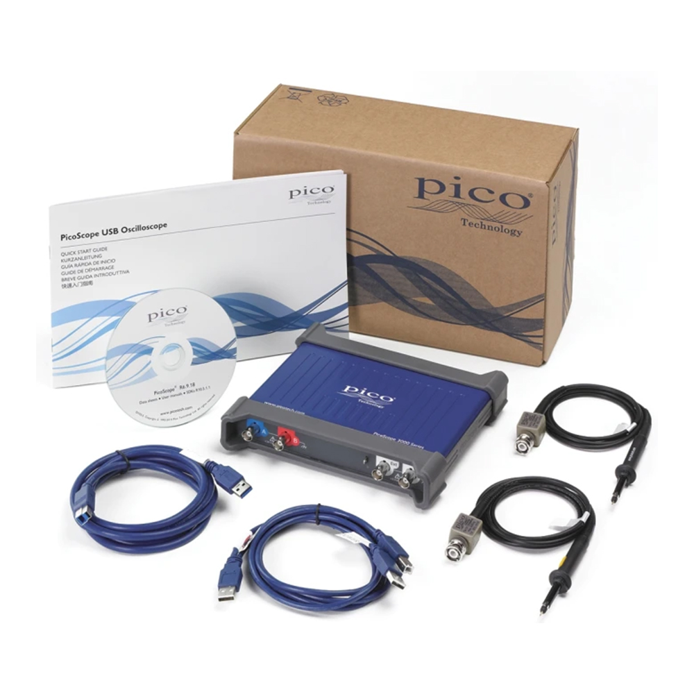 PicoScope 3000 4-Channel USB Oscilloscope
